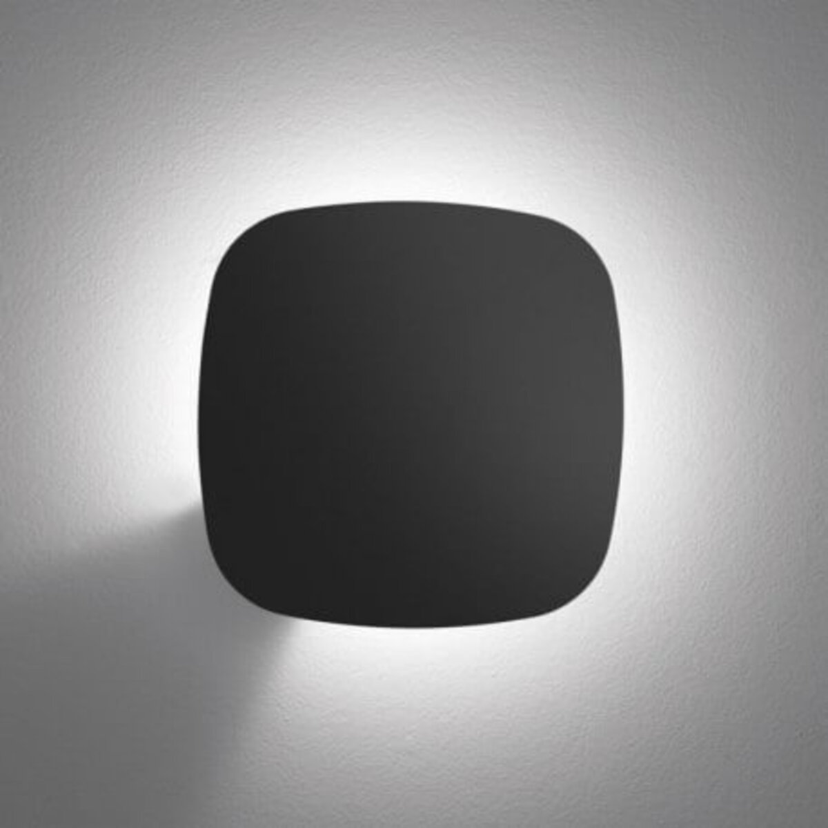 Applique carrée Step AS LED C24 cm - Noir