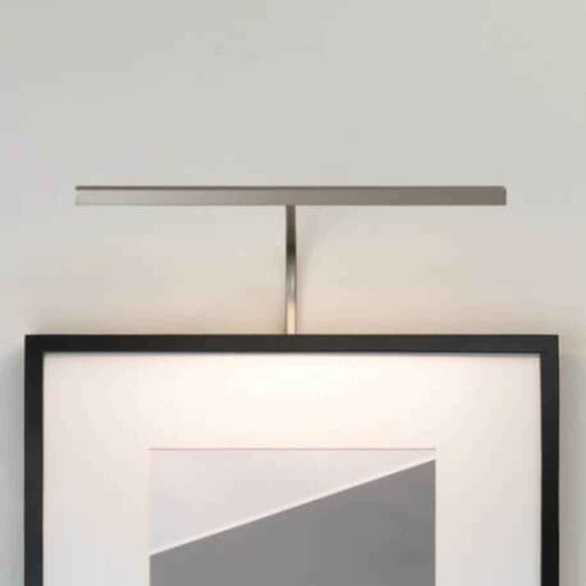 Applique Mondrian 400 Frame Mounted LED pour Ã©clairage de tableau - Nickel