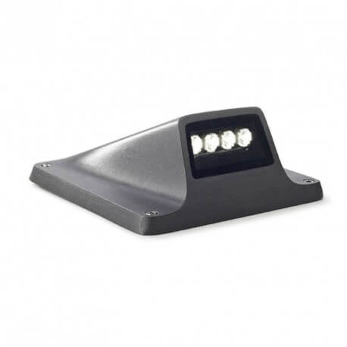 Borne extérieure au sol Rexel LED 4A IP67 - Gris
