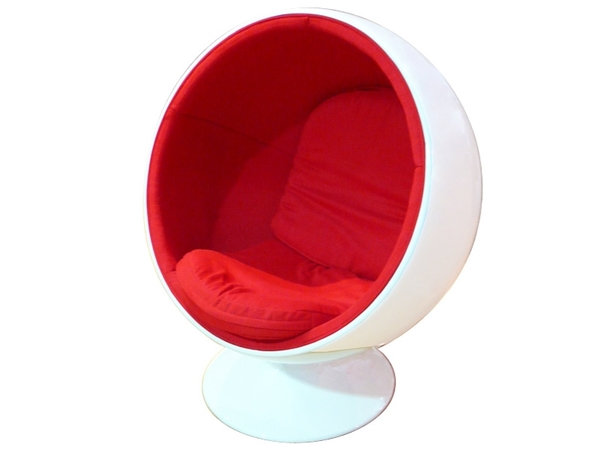 Chaise Ball - Rouge