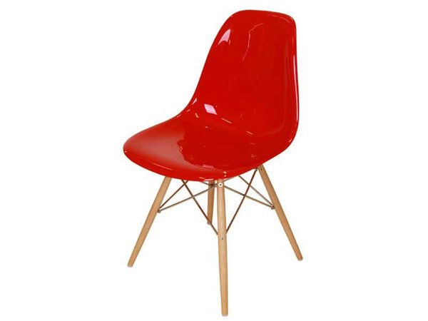 Chaise DSW - Rouge brillant