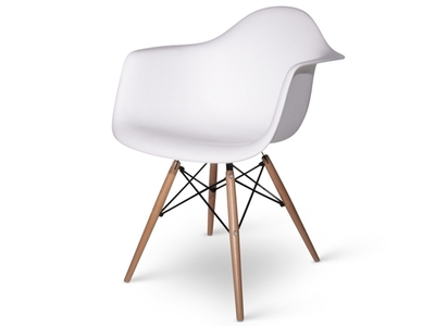 Chaise Eames DAW - Blanc