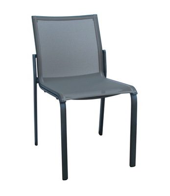 Chaise empilable HEGOA Gris espace / Ardoise