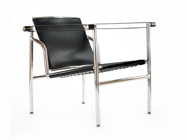 Chaise LC1 Le Corbusier - Noir