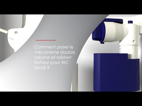 Nicoll, Mécanisme WC double volume à étrier 0792111