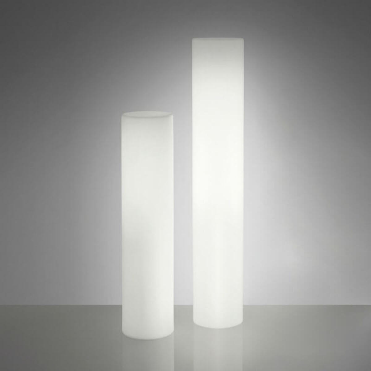 Cylindre lumineux d'intérieur Fluo D30 cm - Blanc