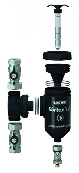 Eliminator Vortex300, le nouveau filtre à eau compact conçu par Sentinel