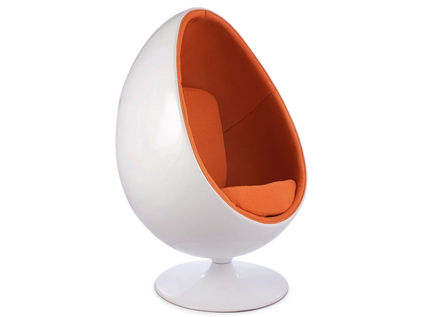 Fauteuil Egg ovale - Orange