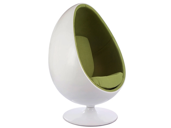 Fauteuil Egg ovale - Vert