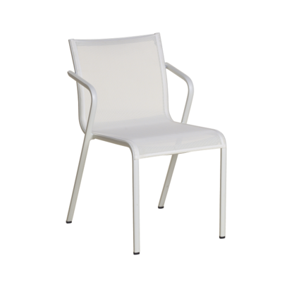 Fauteuil empilable HYBRID 77 Blanc / Blanc