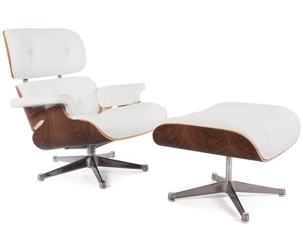 Fauteuil Lounge Eames - Noyer