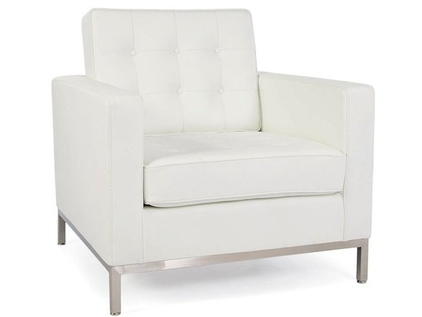 Fauteuil Lounge Knoll - Blanc