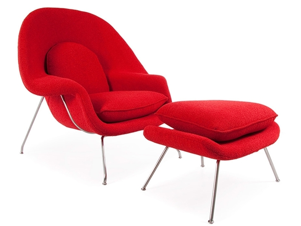 Fauteuil Womb - Rouge