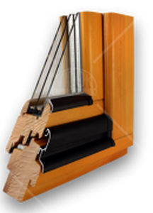 Fenêtre battante en bois à double vitrage PRESTIGE 78 