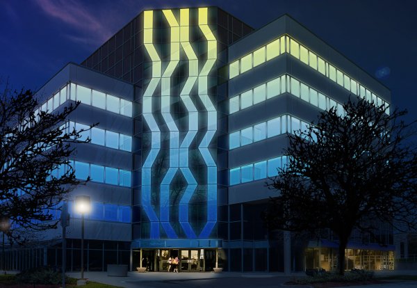 Glassiled Uni, la solution verrière à LEDs intégrées d'AGC Glass Europe