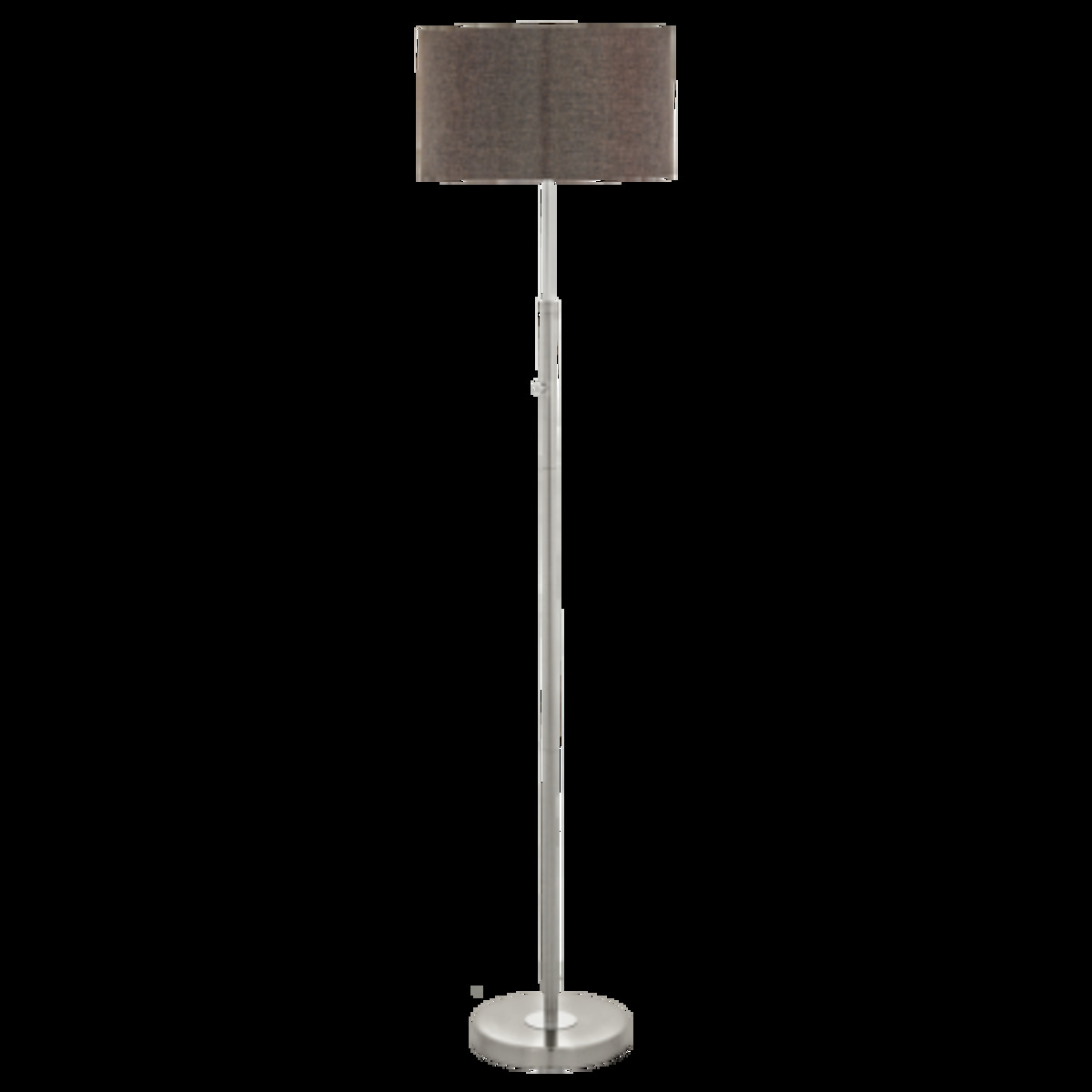 Lampadaire abat-jour LED Romao H161,5 cm - Brun