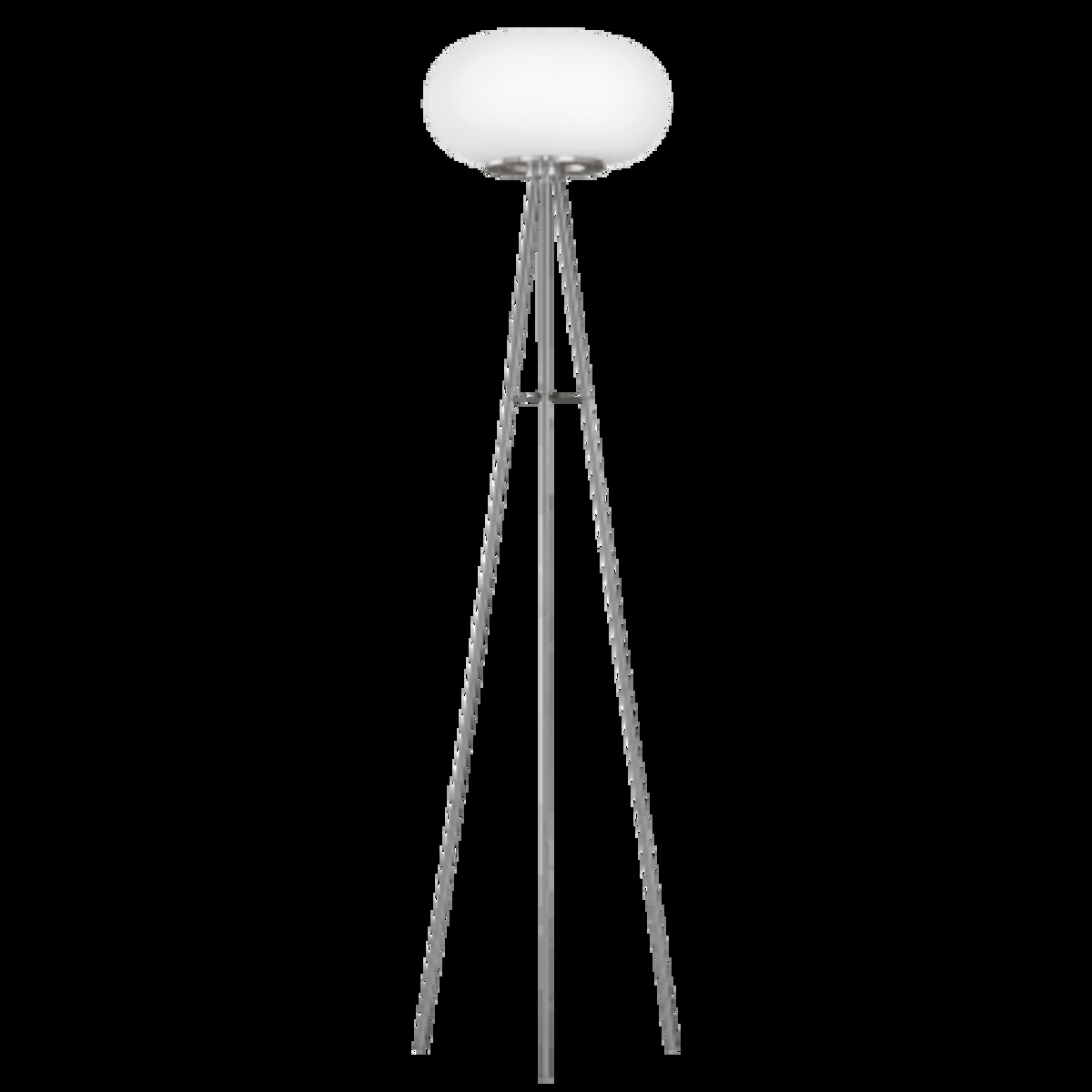Lampadaire boule Optica H157 cm - Blanc
