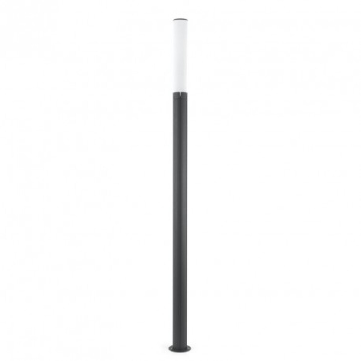 Lampadaire cylindrique Tram LED IP65 H250 cm - Anthracite