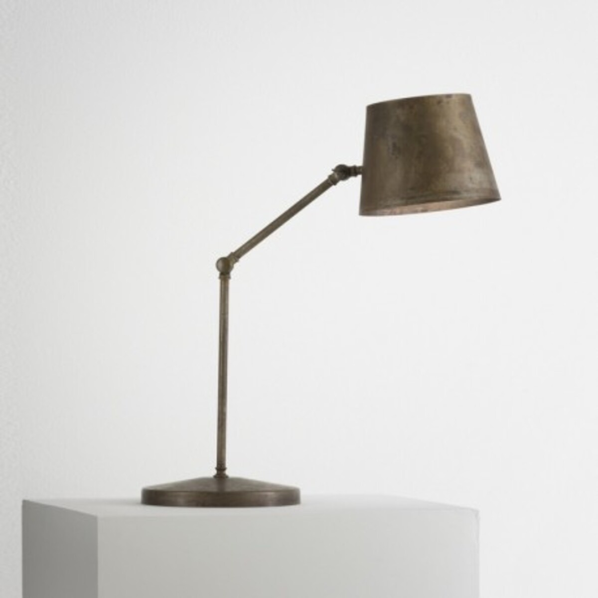Lampe de bureau industrielle Reporter H65 cm - Laiton
