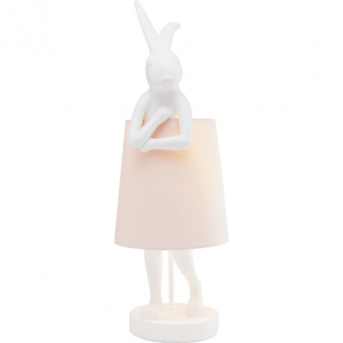 Lampe de table animal Lapin Blanc
