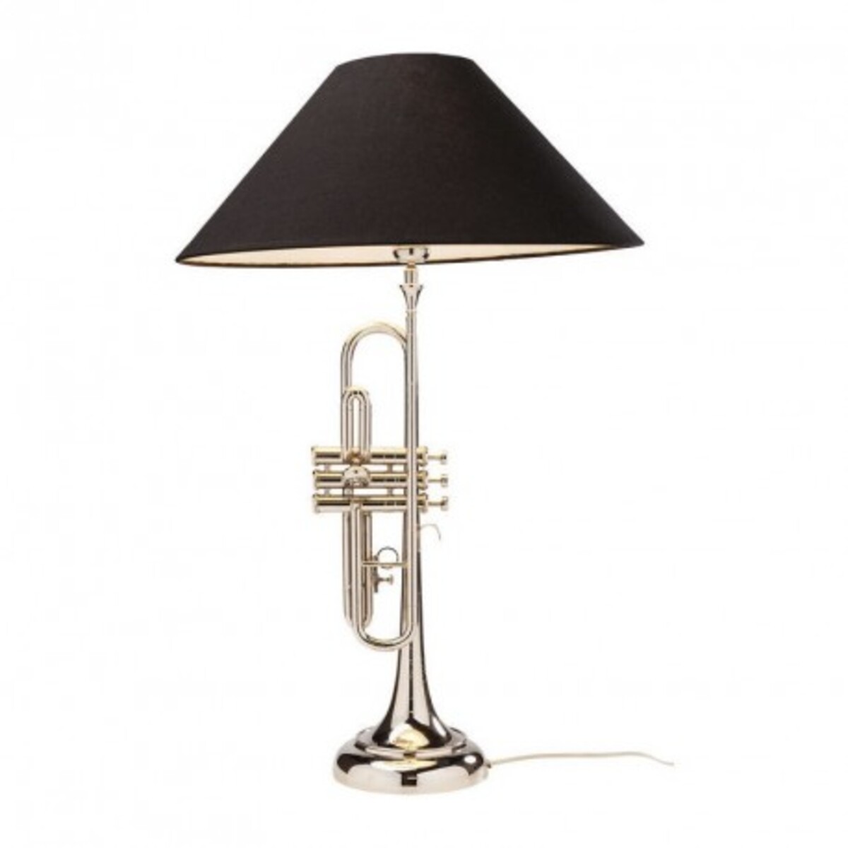 Lampe trompette Trumpet Jazz Silver H61 cm