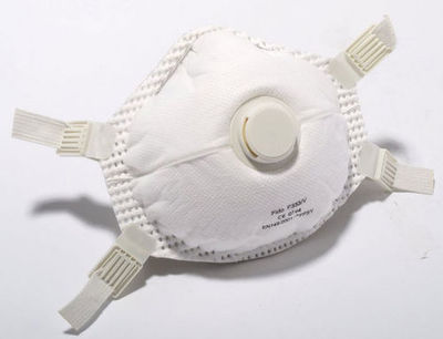 Masque respiratoire jetable avec soupape d'expiration F333V 