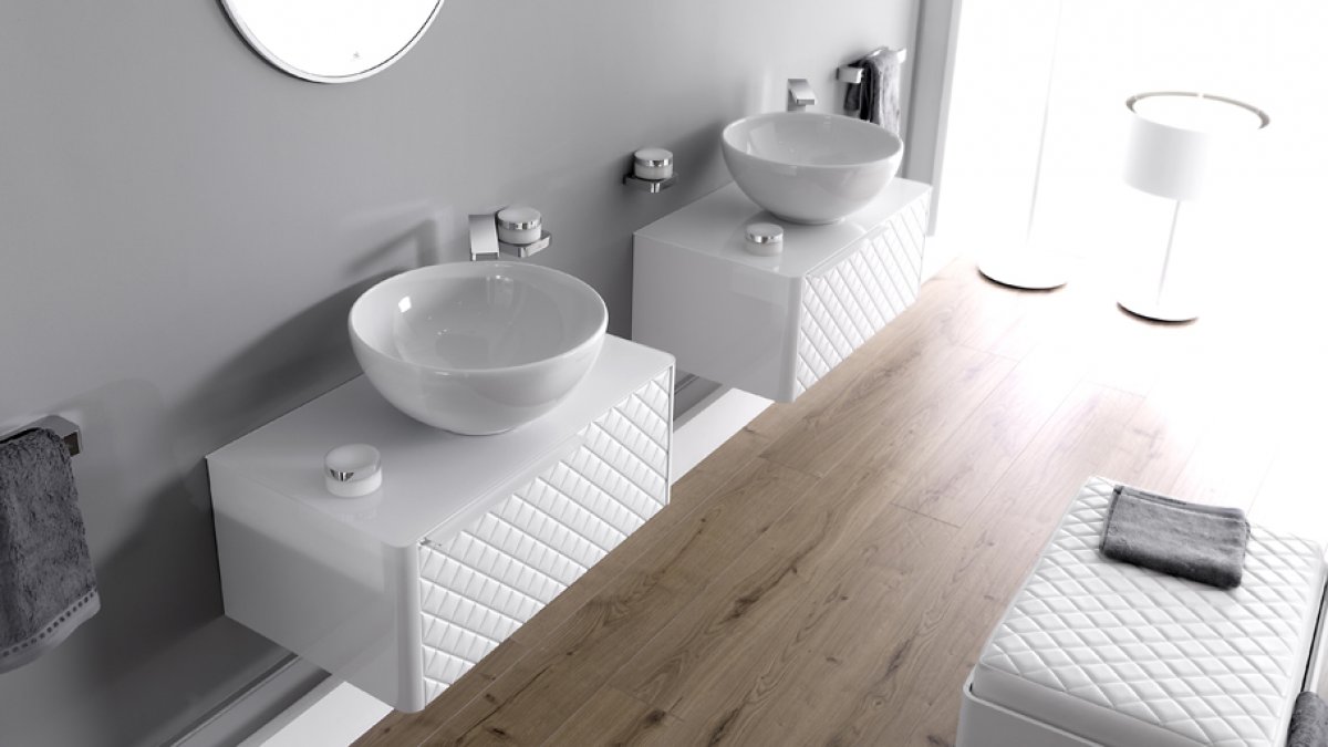 Noken propose les salles de bains Pure White pour créer des pièces lumineuses