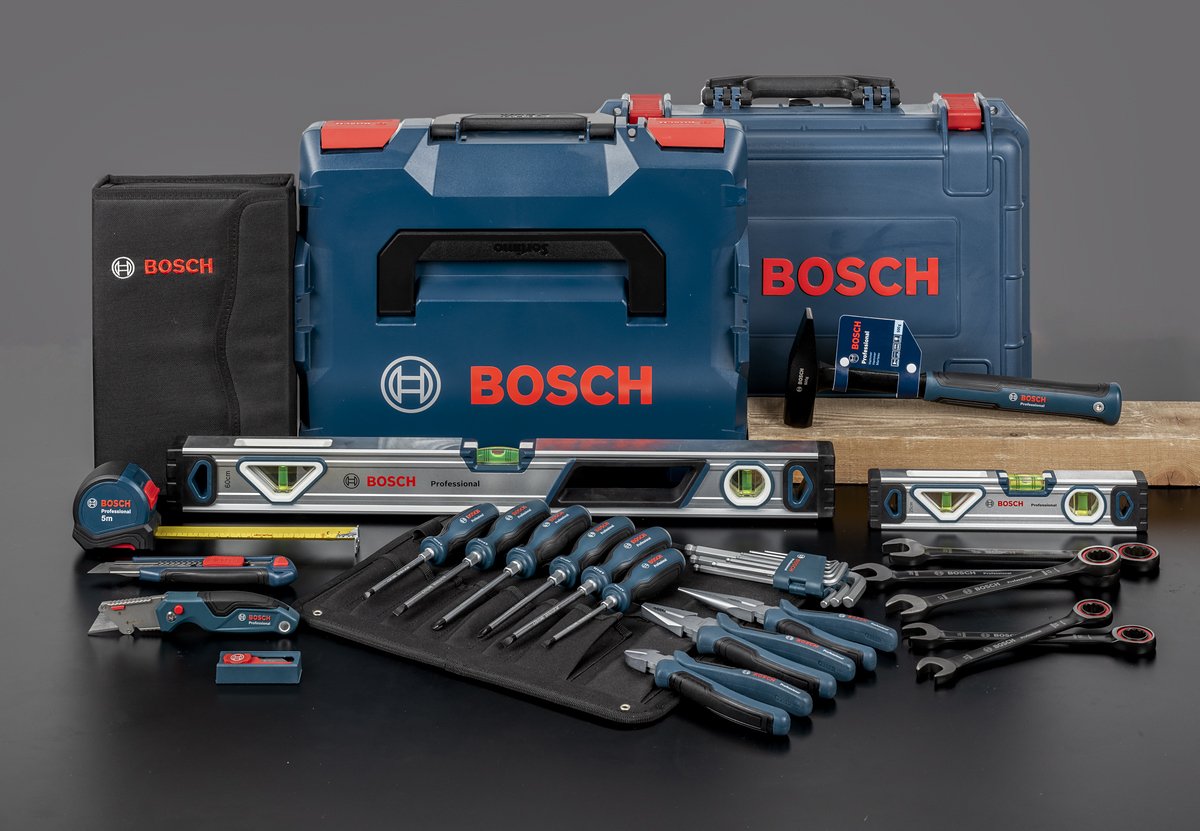 Nouvelle gamme d’outils à main Bosch : Robustesse, ergonomie et flexibilité