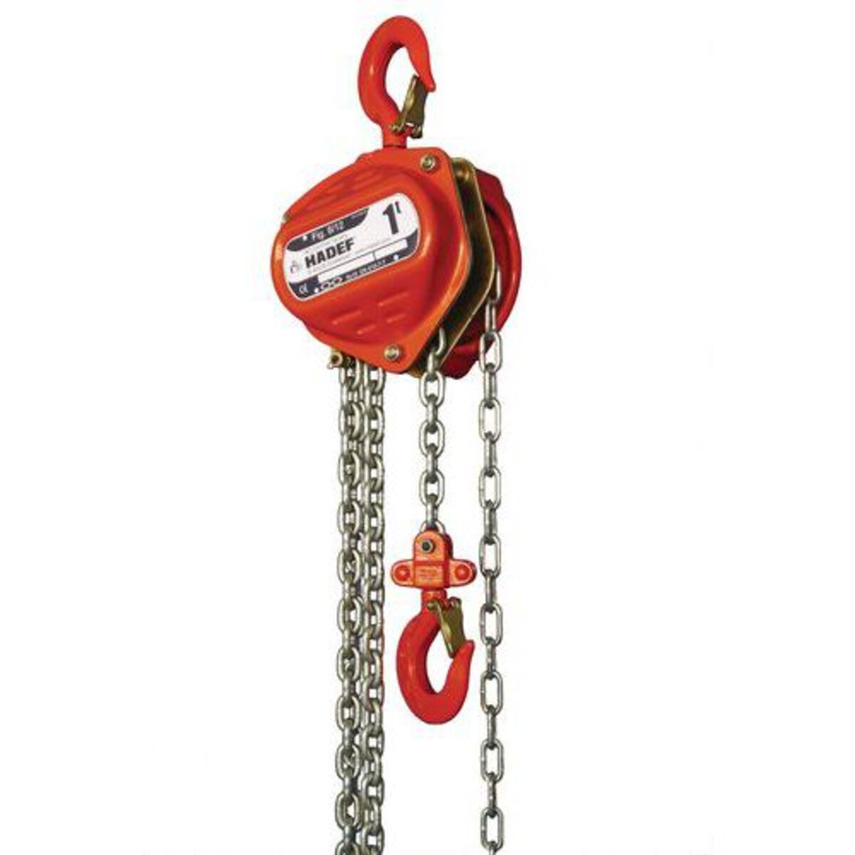 Palan manuel 8/12 10 000 kg - Hauteur levée 3m,