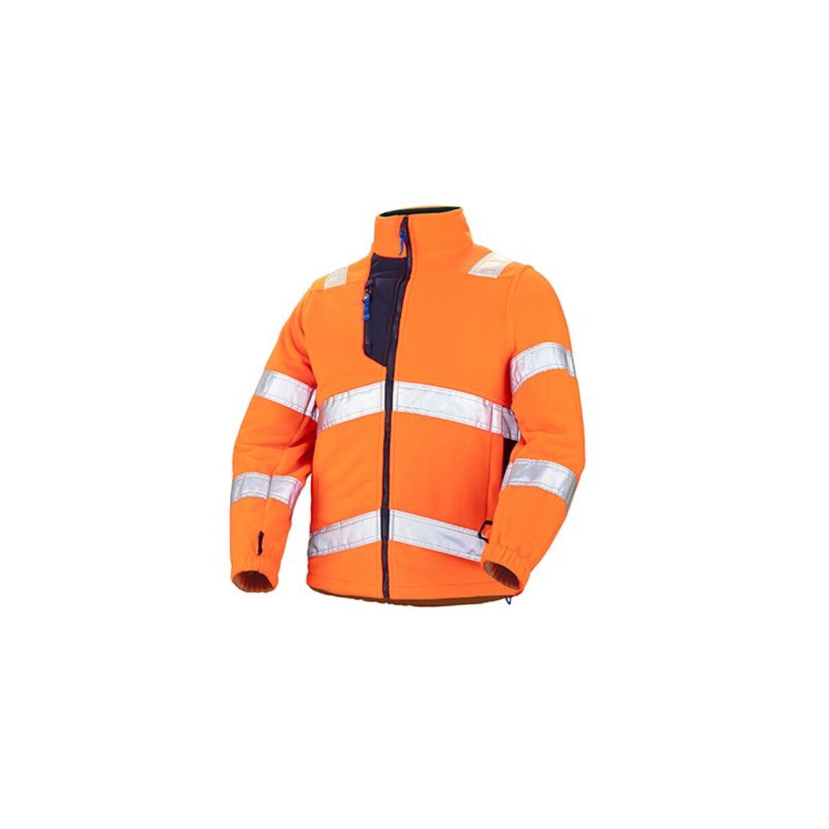 Polaire Haute Visibilite Ekinox Orange Marine Cepovett