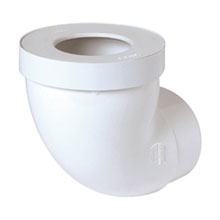 Raccord en PVC de Nicoll pour cuvettes WC 