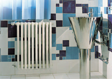 Radiateur à eau chaude mural en aluminium horizontal EKOS 