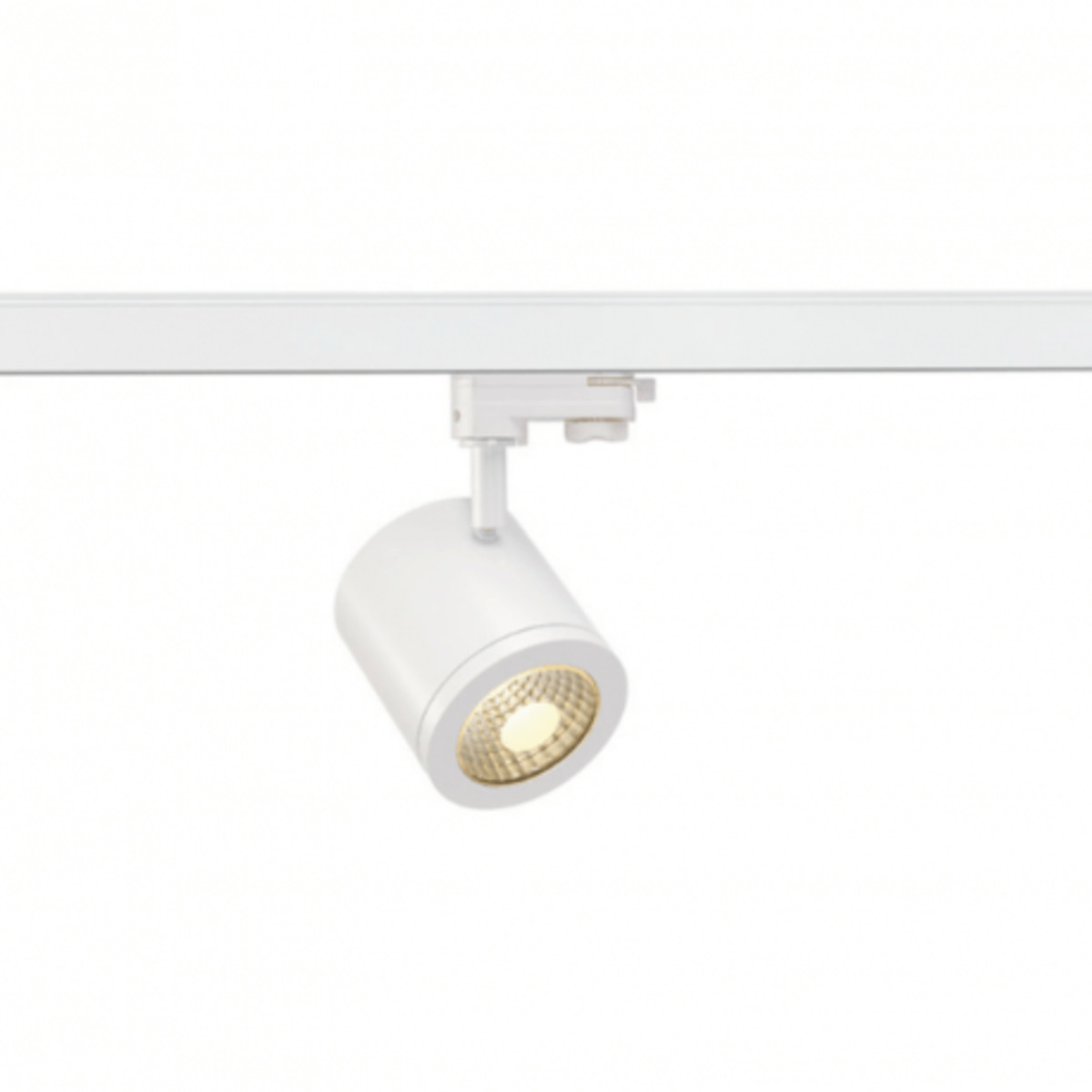 Spot Enola LED 9W 35D rond pour rail 3 allumages - Blanc