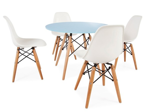 Table enfant Eames - 4 chaises DSW