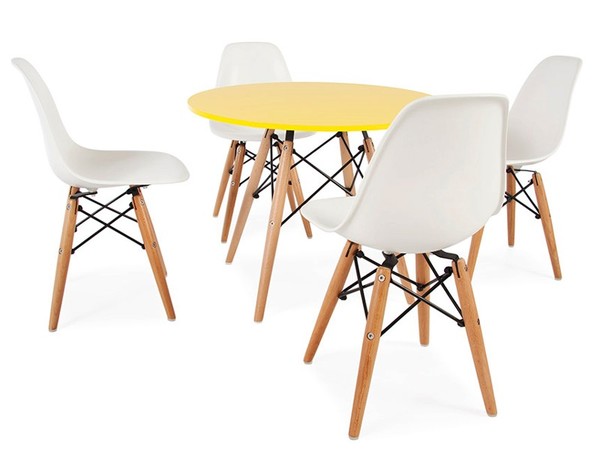 Table enfant Eames - 4 chaises DSW